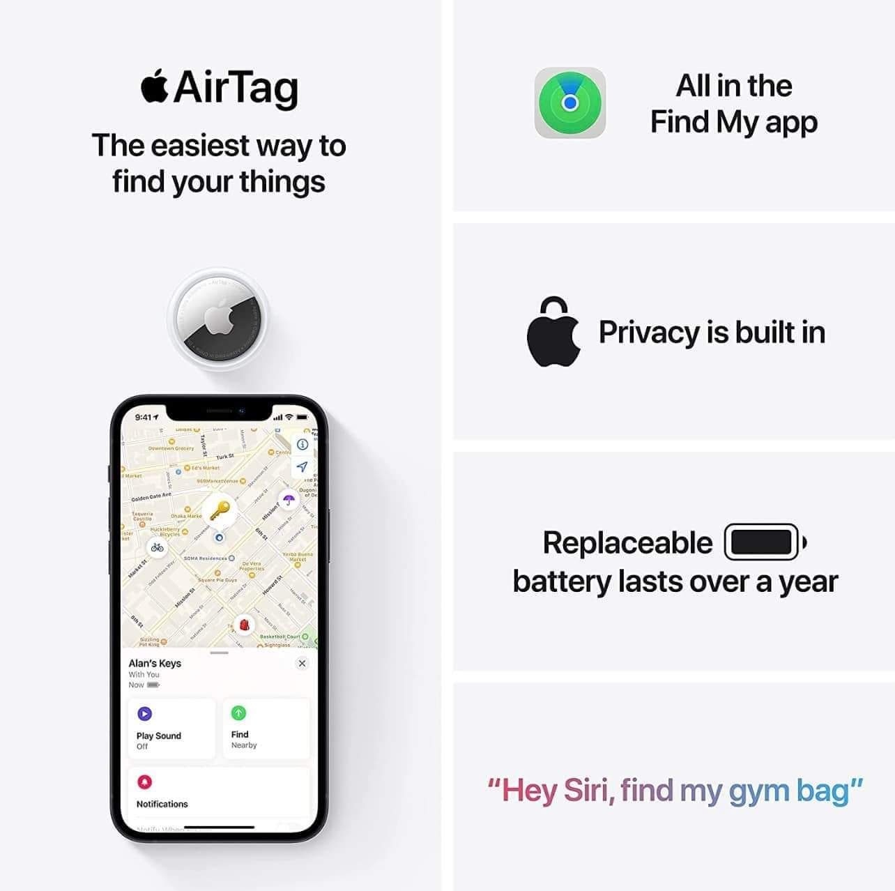 Apple AirTag (1- pack)