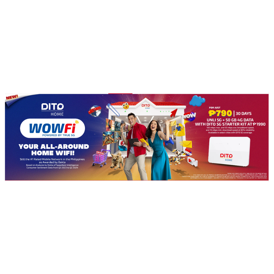DITO Home Prepaid Wowfi 5G Starter Kit