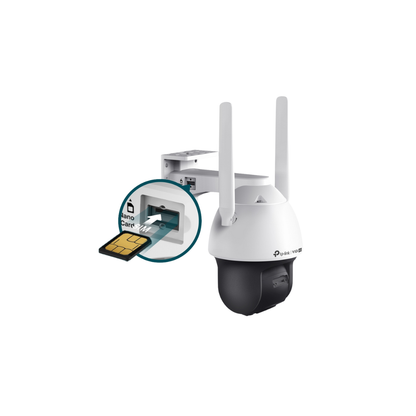 TP-Link VIGI C540-4G 4MP Outdoor Full-Color 4G Pan Tilt Network Camera