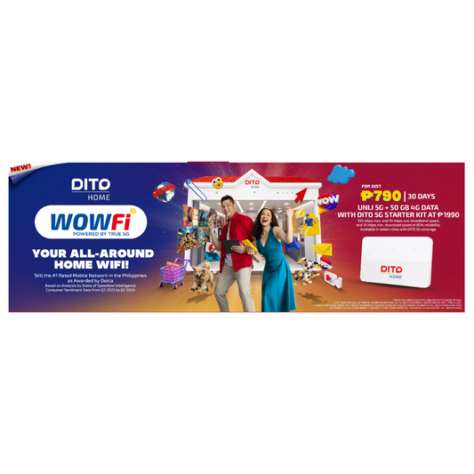 Dito Home Prepaid Wowfi 5G Starter Kit